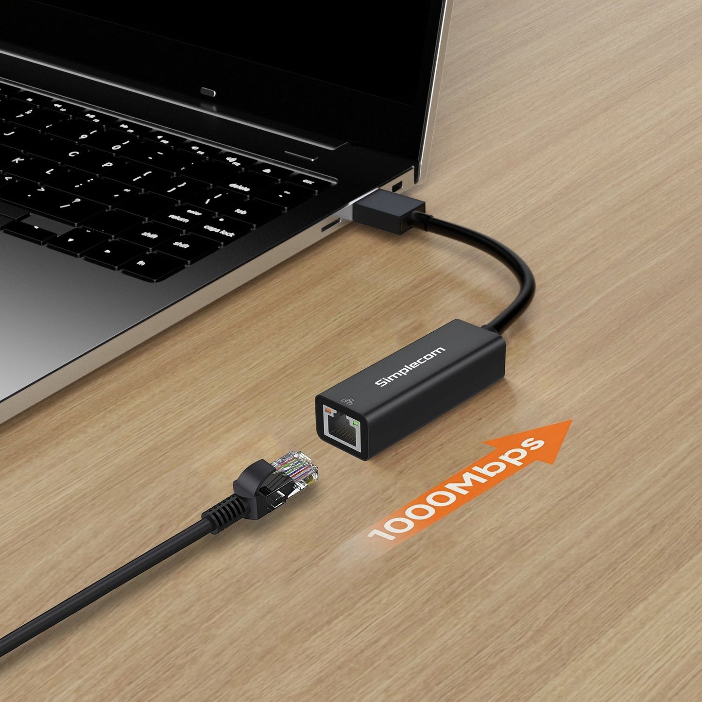 Simplecom NU304 SuperSpeed USB 3.0 to Gigabit Ethernet Network Adapter Kemu |Fashion Home Kitchen Beauty