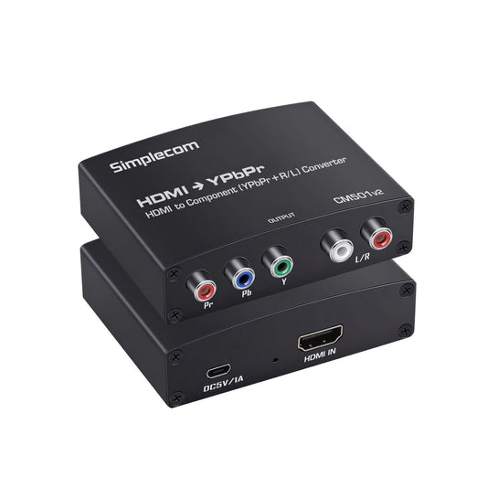 Simplecom CM501v2 HDMI to Component Video (YPbPr) and Audio (L/R) Converter - Kemu |Fashion Home Kitchen Beauty