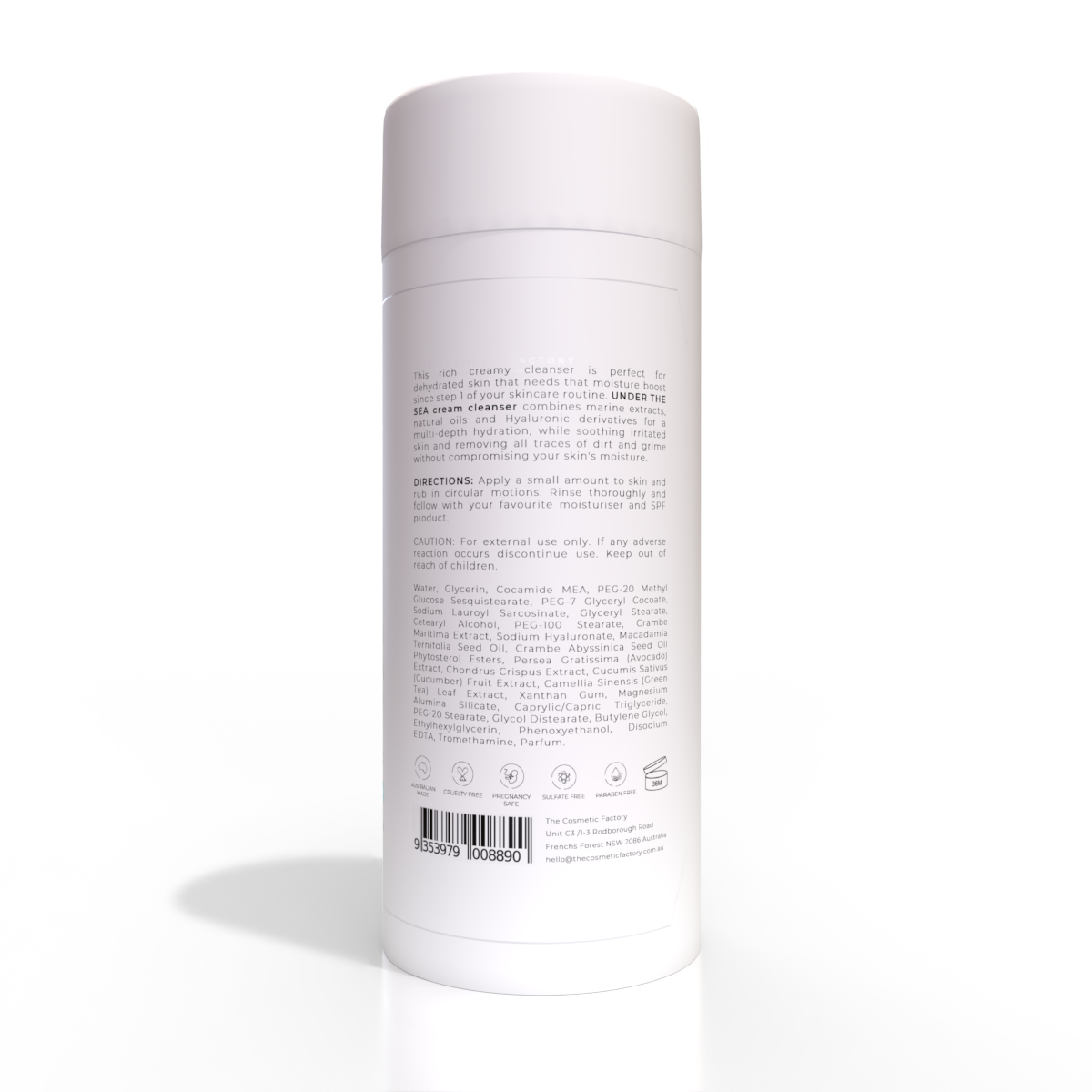 UNDER THE SEA CREAM CLEANSER | 200ML Kemu |Fashion Home Kitchen Beauty