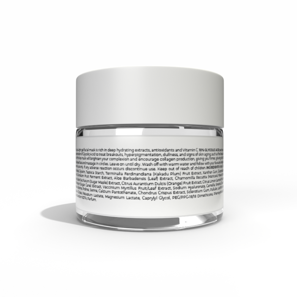 10% GLYCOLIC ACID PEEL MASK | 50ML Kemu |Fashion Home Kitchen Beauty