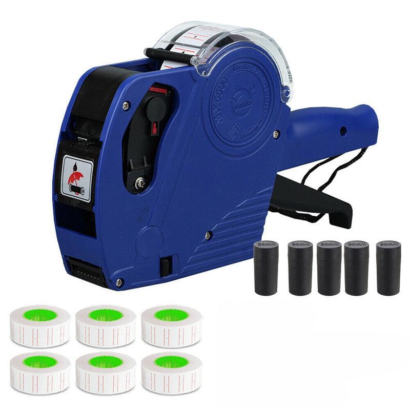 Tag Gun Labeller Kit With 6 Rolls Labels And 5 Inks Roller - Yellow Kemu |Fashion Home Kitchen Beauty