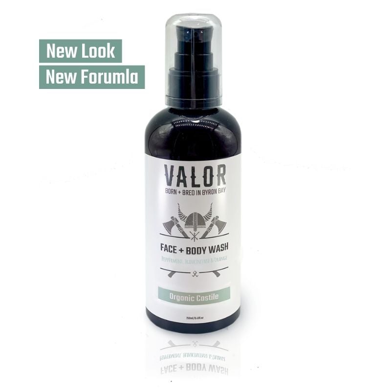 Castile Face and Body Wash (Peppermint) Kemu |Fashion Home Kitchen Beauty