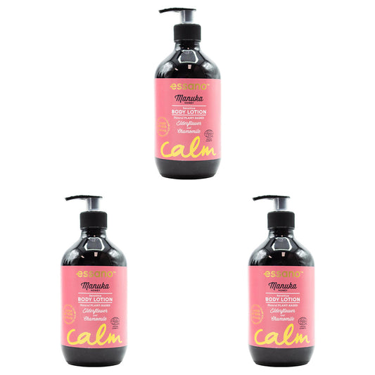 3x Essano 400ml Manuka Honey Sensitive Body Lotion Moisturiser Kemu |Fashion Home Kitchen Beauty