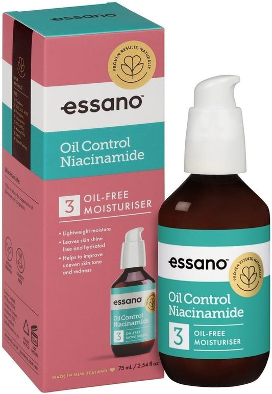 Essano Niacinamide Oil Control Face Moisturiser 75ml Kemu |Fashion Home Kitchen Beauty