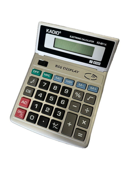 Desktop Electronic Calculator Basic 8-Digit Dual Power LCD Display for Office Business Kemu |Fashion Home Kitchen Beauty
