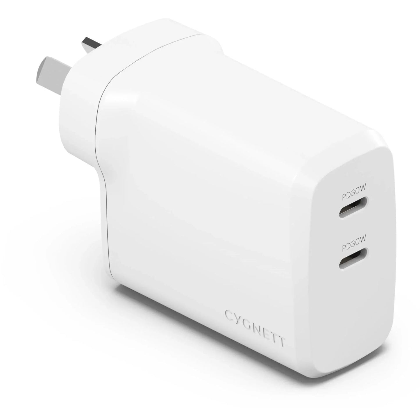 Cygnett PowerPlus 60W Dual Port Wall Charger - White Kemu |Fashion Home Kitchen Beauty