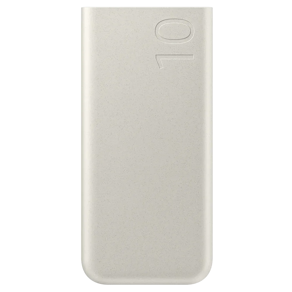 Samsung 25W Super FAST charging 2 x USB-C Port PD 10000mAh Slim Power Bank - Beige Kemu |Fashion Home Kitchen Beauty