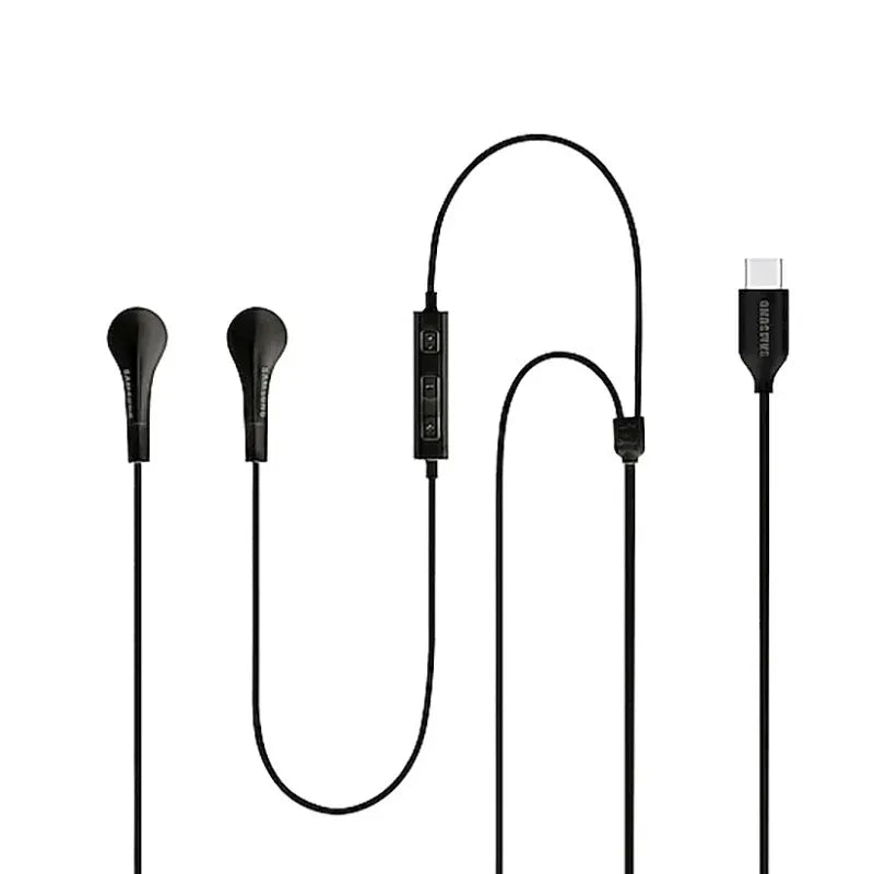 Samsung Original IC050 Type-C Earphone - Black Kemu |Fashion Home Kitchen Beauty