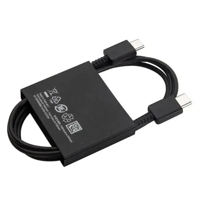 Samsung Galaxy USB-C to USB-C Charging + Data Cable - Black S24 Ultra S23 S22 Kemu |Fashion Home Kitchen Beauty