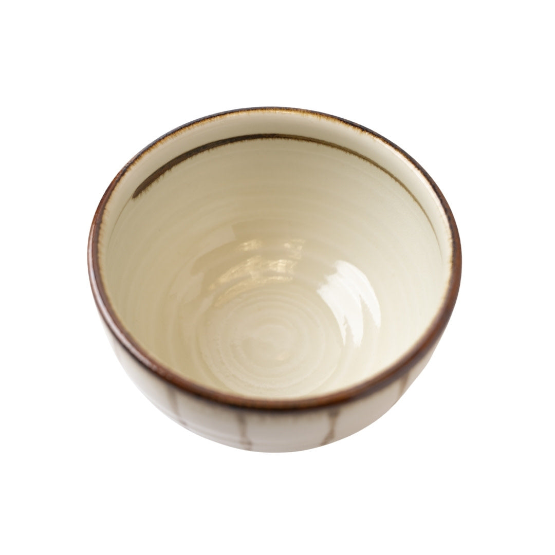 Udon Bowl 16cm Cream Bisque Glaze Kemu |Fashion Home Kitchen Beauty