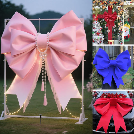 Pink EVA Bow Decoration DIY Kit - 75cm x 100cm DIY Party & Event Backdrop Bow for Valentine's Day, Christmas, Birthday, Wedding, Shop Display Kemu |Fashion Home Kitchen Beauty
