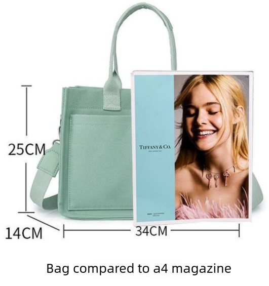 Khaki Large Canvas Tote Bag for Women - Multi-Pocket Utility Organiser with Wide Adjustable Shoulder Strap - Trendy Crossbody and Handheld Bag for Work, Shopping and Travel - Daily Comfort Solution Kemu |Fashion Home Kitchen Beauty
