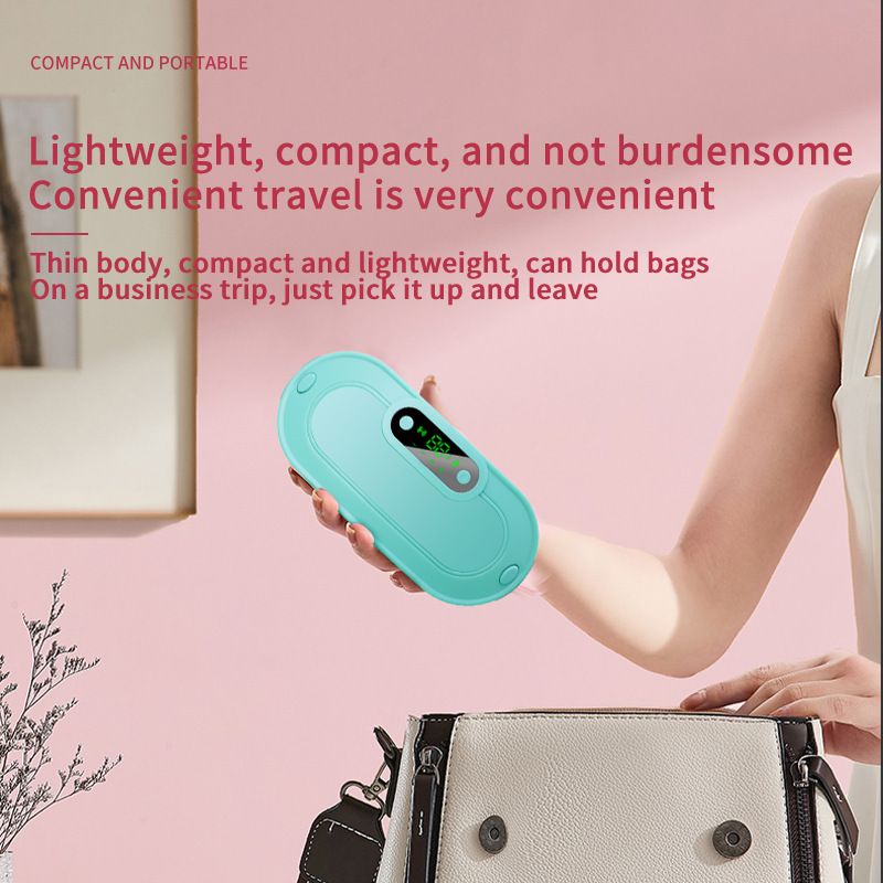 Pink Portable USB Rechargeable Graphene Heating Waist Belt with Gift Box - 4 Modes Vibrating Abdominal Massager & 3 Levels Large Area Heating Therapy Pad for Women Kemu |Fashion Home Kitchen Beauty