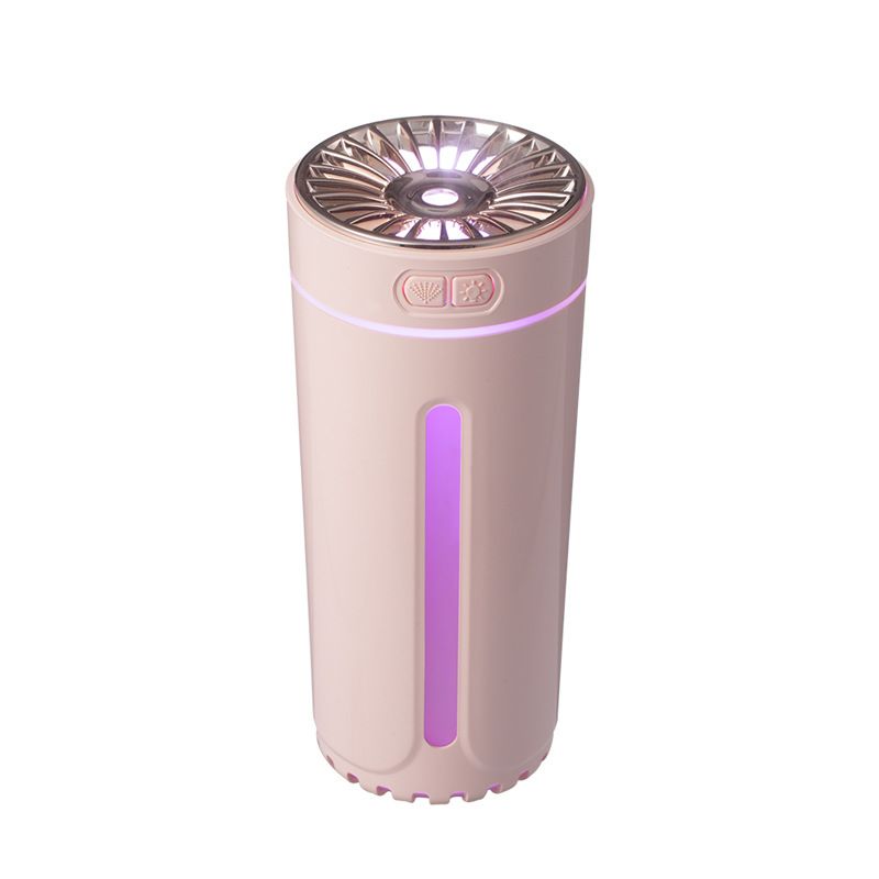 Pink USB Rechargeable Car Aroma Diffuser Humidifier with Ambient Light, 300ml Portable Mist Air Freshener for Vehicle Office Home Kemu |Fashion Home Kitchen Beauty