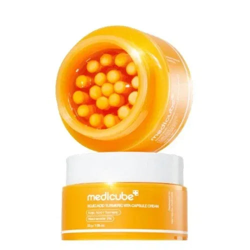 medicube Kojic Acid Turmeric Vita Capsule Cream 53g K-Beauty Kemu |Fashion Home Kitchen Beauty