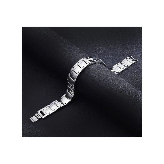 Zinc alloy Cross Bracelet for Men,Magnetic Therapy Bracelet with Magnets - with Double Row 4 Elements Magnets Kemu |Fashion Home Kitchen Beauty