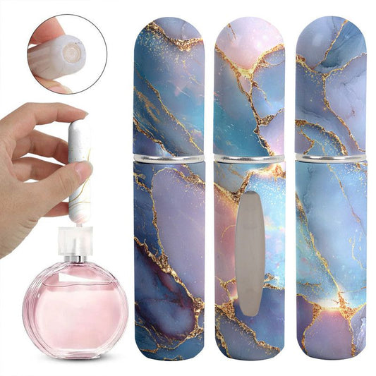 3-Pack - 5ml Portable Perfume Refill Bottles, Bottom-Fill Leak-Proof Travel Spray Bottles - Starry Blue Kemu |Fashion Home Kitchen Beauty