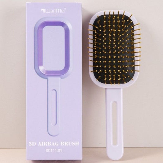 3D Air Cushion Hair Brush, Multi-function Scalp Massage Detangler Comb for Home Hair Styling—Light Purple Kemu |Fashion Home Kitchen Beauty