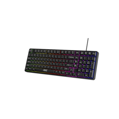 AOC GK116B/97 Wired RGB Gaming Keyboard 120-key - Kemu |Fashion Home Kitchen Beauty