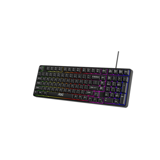 AOC GK116B/97 Wired RGB Gaming Keyboard 120-key - Kemu |Fashion Home Kitchen Beauty