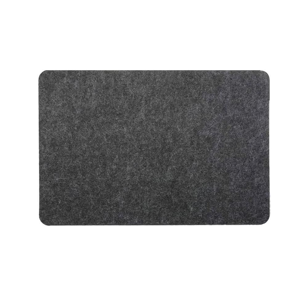A dark grey Air Fryer Heat Resistant Mat with rounded corners, shown flat against a plain white background.