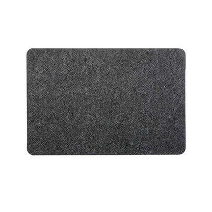A dark grey Air Fryer Heat Resistant Mat with rounded corners, shown flat against a plain white background.