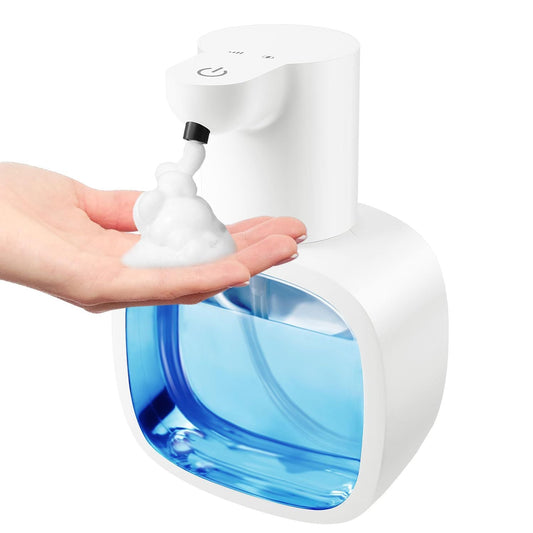 Automatic Foaming Soap Dispenser with 500ml/17oz Capacity, Touchless Soap Dispenser with 4 Level Adjustable, Rechargeable, Wall-Mounted, Waterproof for Kitchen, Bathroom, Hotel, Restaurant（Excluding liquids） Kemu |Fashion Home Kitchen Beauty