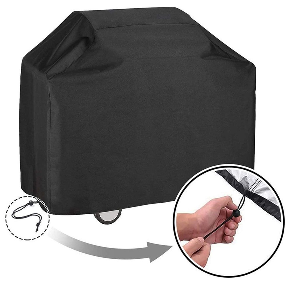 Grill Cover, BBQ Gas Grill Cover for Outdoor Grill, Waterproof, Anti-UV, Rip-Proof, Fade Resistant Material, Barbecue Cover Black 100*66*80cm Kemu |Fashion Home Kitchen Beauty