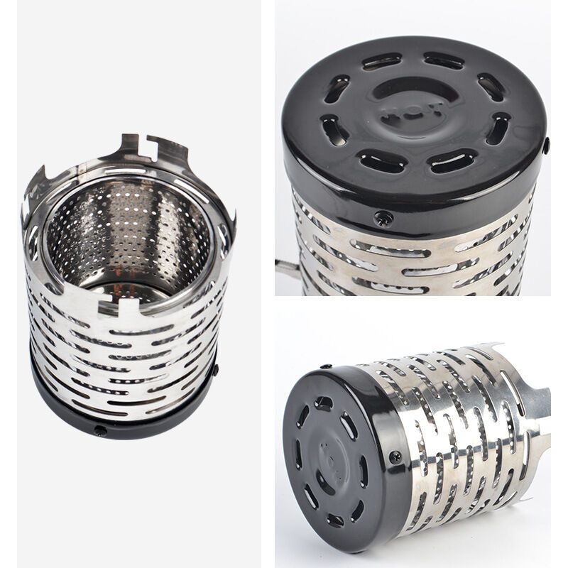 Mini Camping Gas Stove Metal Heater with Handle and Stainless Steel Cover Kemu |Fashion Home Kitchen Beauty