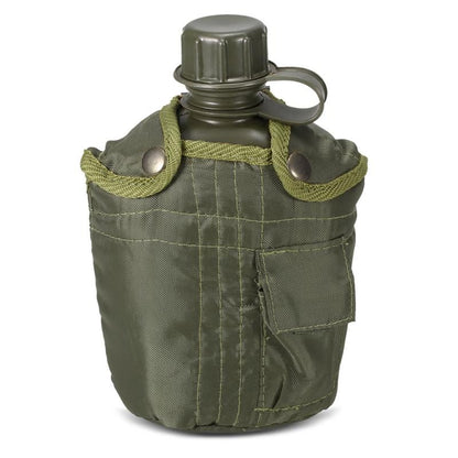 1L Outdoor Canteen Bottle, Camping Hiking Backpacking Water Bottle Kettle with Cover(green) Kemu |Fashion Home Kitchen Beauty