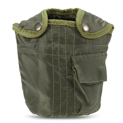 1L Outdoor Canteen Bottle, Camping Hiking Backpacking Water Bottle Kettle with Cover(green) Kemu |Fashion Home Kitchen Beauty