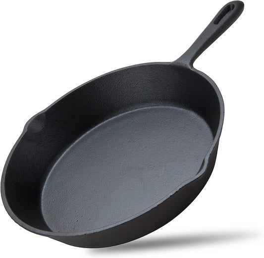6inch 16cm Cast Iron Skillet Cookware Chef Quality Pre-Seasoned Pan Pans Kemu |Fashion Home Kitchen Beauty