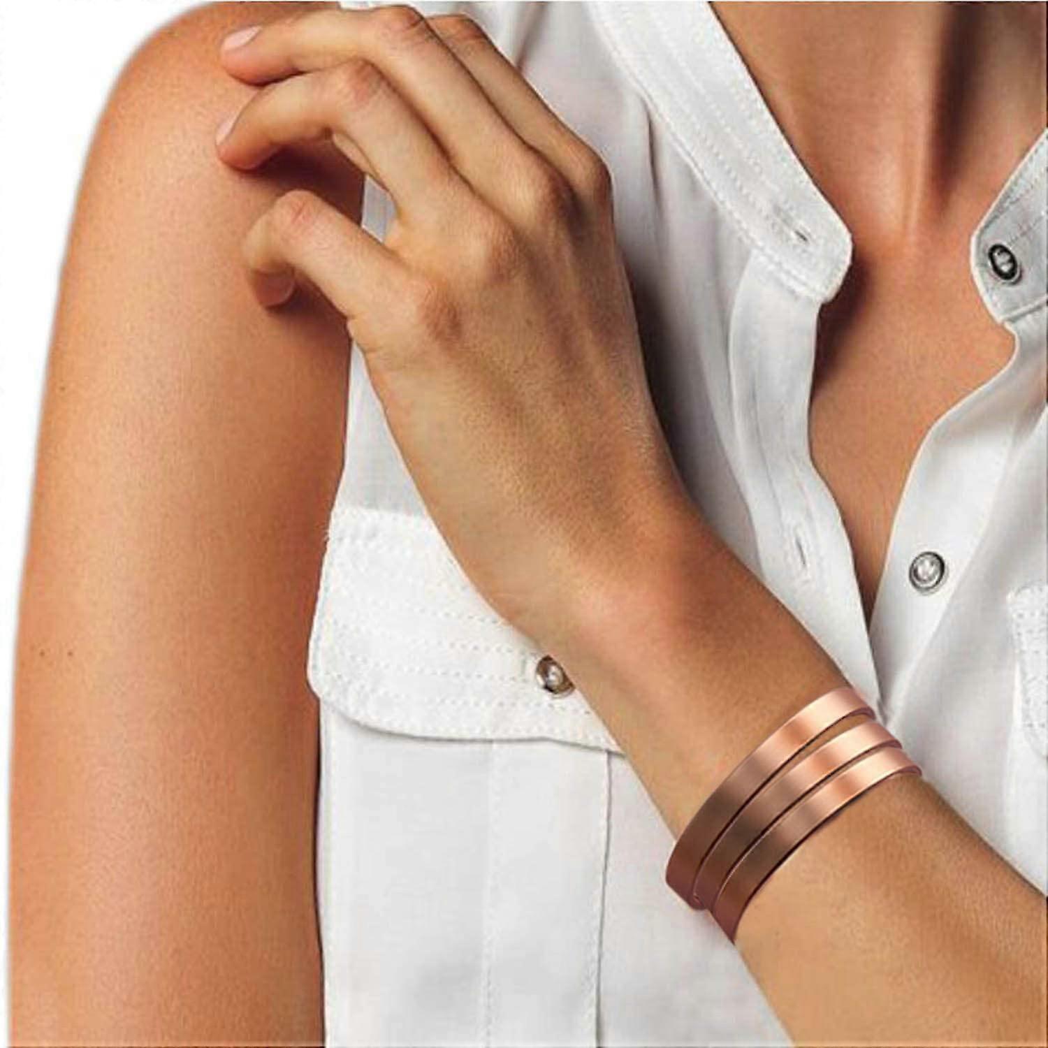 PIAO Copper Magnetic Bracelet for Men and Women, Relieves Arthritis, Carpal Tunnel Syndrome and Joint Pain. Copper Magnetic Bracelet for Men and Women 8pcs Magnets Kemu |Fashion Home Kitchen Beauty