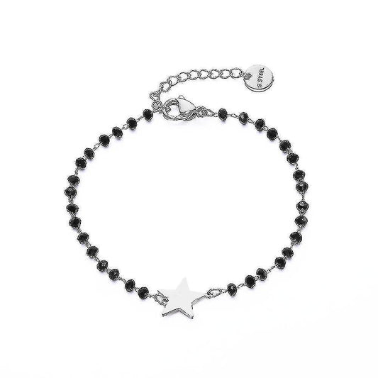 Crystal Beads Chain Bracelet(steel-star) Kemu |Fashion Home Kitchen Beauty