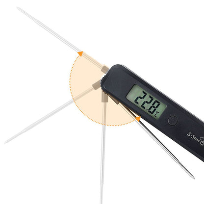 Digital Food Thermometer | Instant Read BBQ & Meat Cooking Thermometer for Kitchen & Outdoor Grilling Kemu |Fashion Home Kitchen Beauty