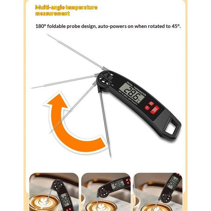 Digital Meat Thermometer - Fast Instant Read Food Thermometer, Waterproof Kitchen Thermometer with Backlight & Hold Function for Cooking, Candy Making, Outside Grill Kemu |Fashion Home Kitchen Beauty