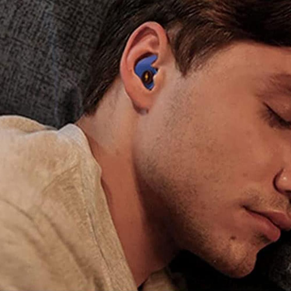 Ear Plugs for Sleeping Noise Silicone Earplugs Sound Reduction Reusable Earplugs with 5 Pairs Replacements -Blue - Kemu |Fashion Home Kitchen Beauty