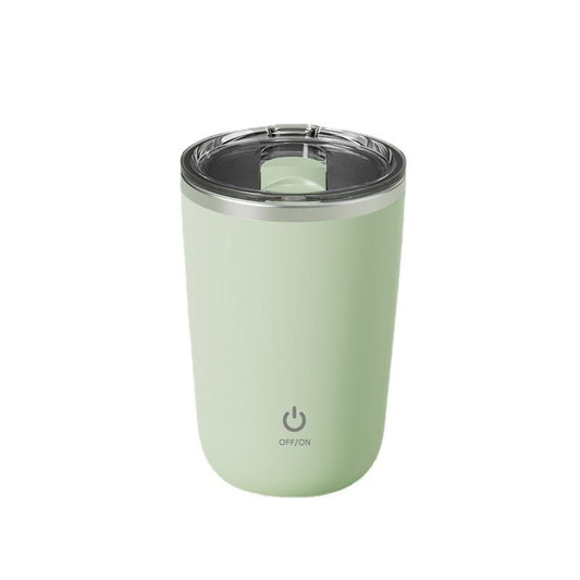 Self Stirring Mug, Electric Mixing Cup Magnetic Rechargeable Auto Mug Coffee Rotating Home Office Travel Suitable for Coffee/Milk/Cocoa (Green350ml) Kemu |Fashion Home Kitchen Beauty