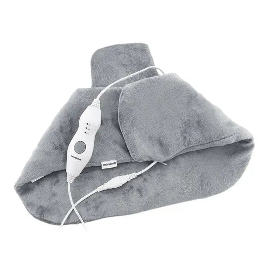 Electric Neck and Shoulder Heating Pad with 3 Temperature Levels 40-60°C, Soft Polyester Cover Removable and Washable, 2-Hour Auto Shut-Off for Pain Relief Kemu |Fashion Home Kitchen Beauty