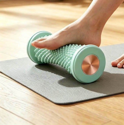 Foot Massager Roller | Plantar Fasciitis & Muscle Relief | Acupressure Nodes | Green Kemu |Fashion Home Kitchen Beauty