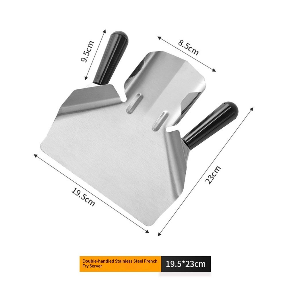 Stainless Steel French Fry Bagger Scoop Chip Popcorn Bagger Ice Candy Snacks Desserts Scooper, Right Handle Kemu |Fashion Home Kitchen Beauty
