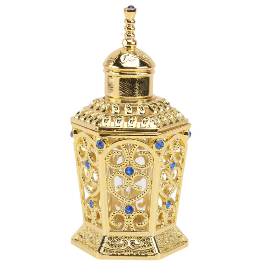 Golden Glass Perfume Bottle with Craftsmanship 1Pc Kemu |Fashion Home Kitchen Beauty