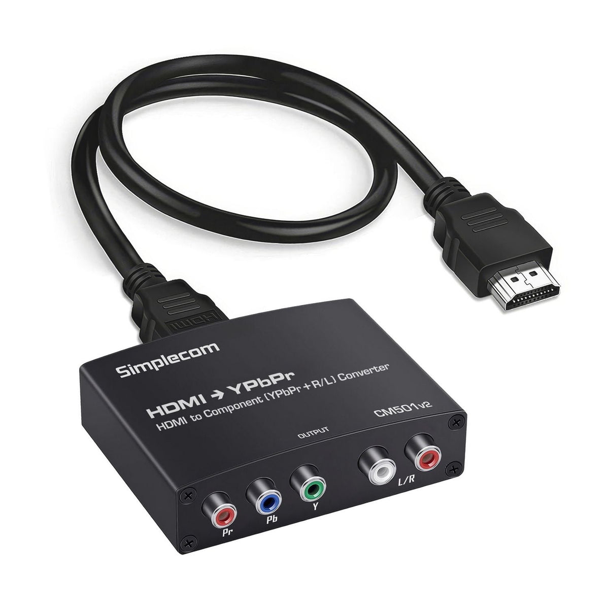 Simplecom CM501v2 HDMI to Component Video (YPbPr) and Audio (L/R) Converter - Kemu |Fashion Home Kitchen Beauty