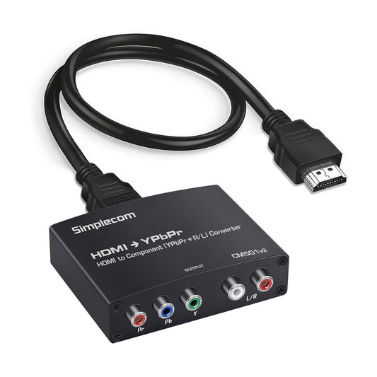 Simplecom CM501v2 HDMI to Component Video (YPbPr) and Audio (L/R) Converter - Kemu |Fashion Home Kitchen Beauty