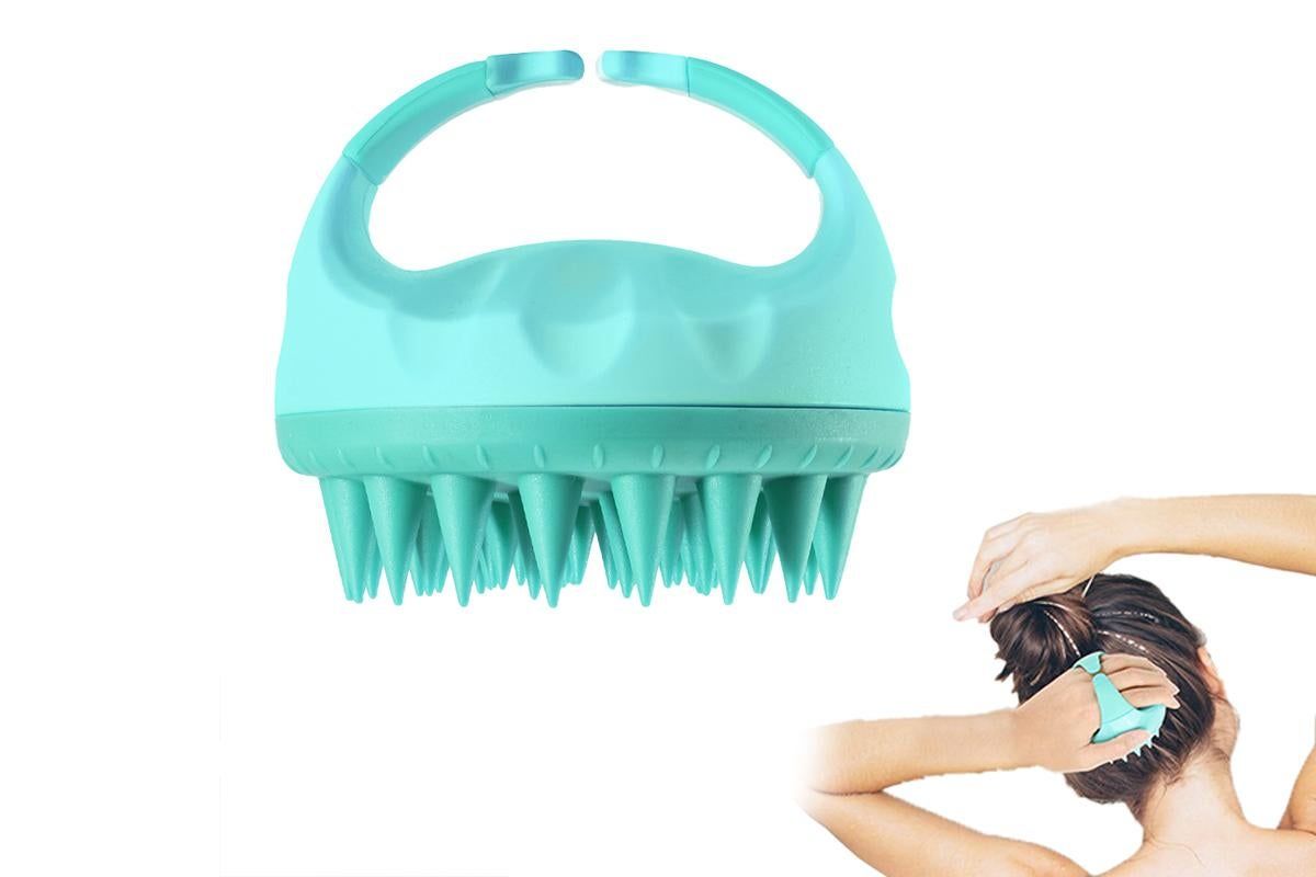 Hair Scalp Massager Shampoo Brush -Green Kemu |Fashion Home Kitchen Beauty