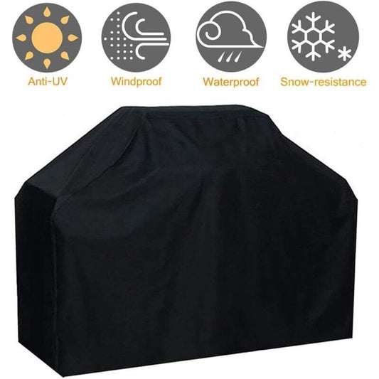 Heavy-Duty BBQ Grill Cover | Waterproof & UV-Resistant 210D Oxford | Fits Weber, Char Broil & More – 145x61x117cm Kemu |Fashion Home Kitchen Beauty