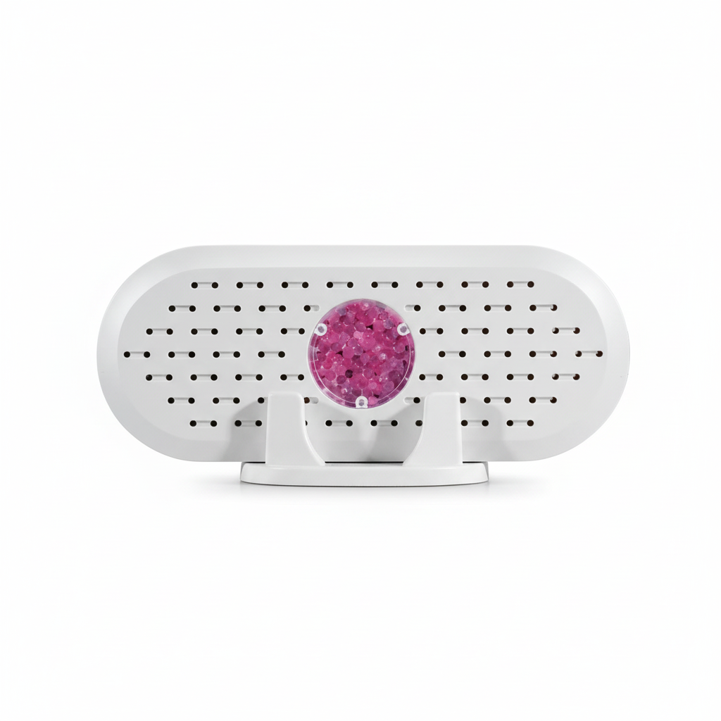 Mini Rechargeable Dehumidifier white colour shown on white background 