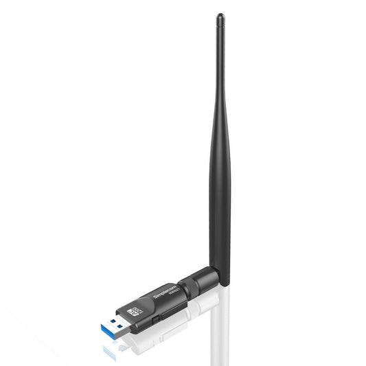 Simplecom NW621 AC1200 WiFi Dual Band USB Adapter with 5dBi High Gain Antenna - Kemu |Fashion Home Kitchen Beauty