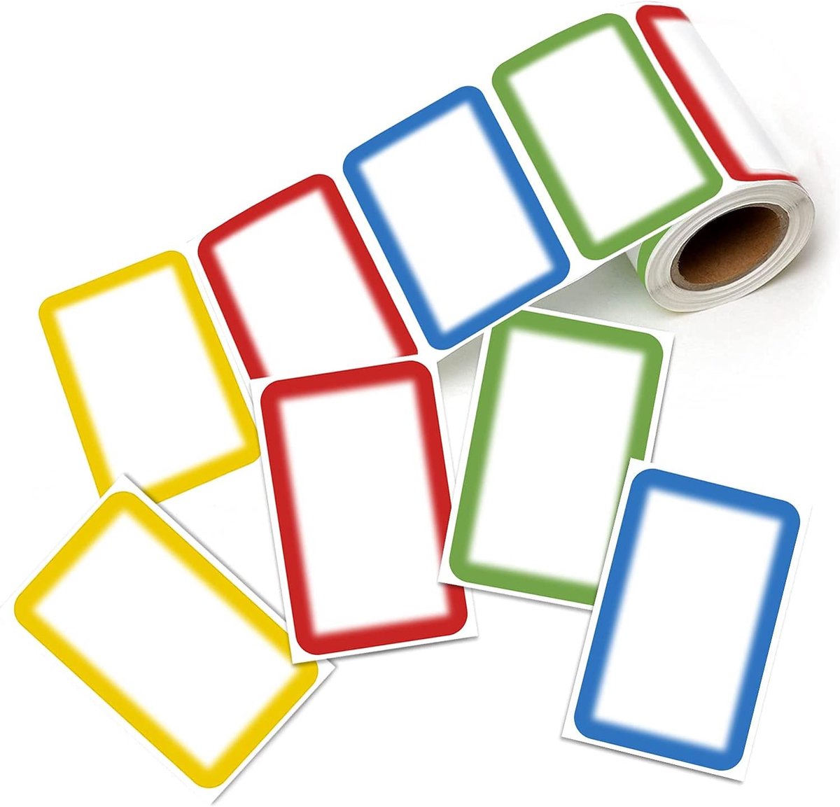 Self-adhesive name labels - Freezer stickers - Moving stickers - Waterproof - Self-adhesive labels - For office, school, gifts, kitchen, bottles, files - 300 pieces - Multi - Kemu |Fashion Home Kitchen Beauty