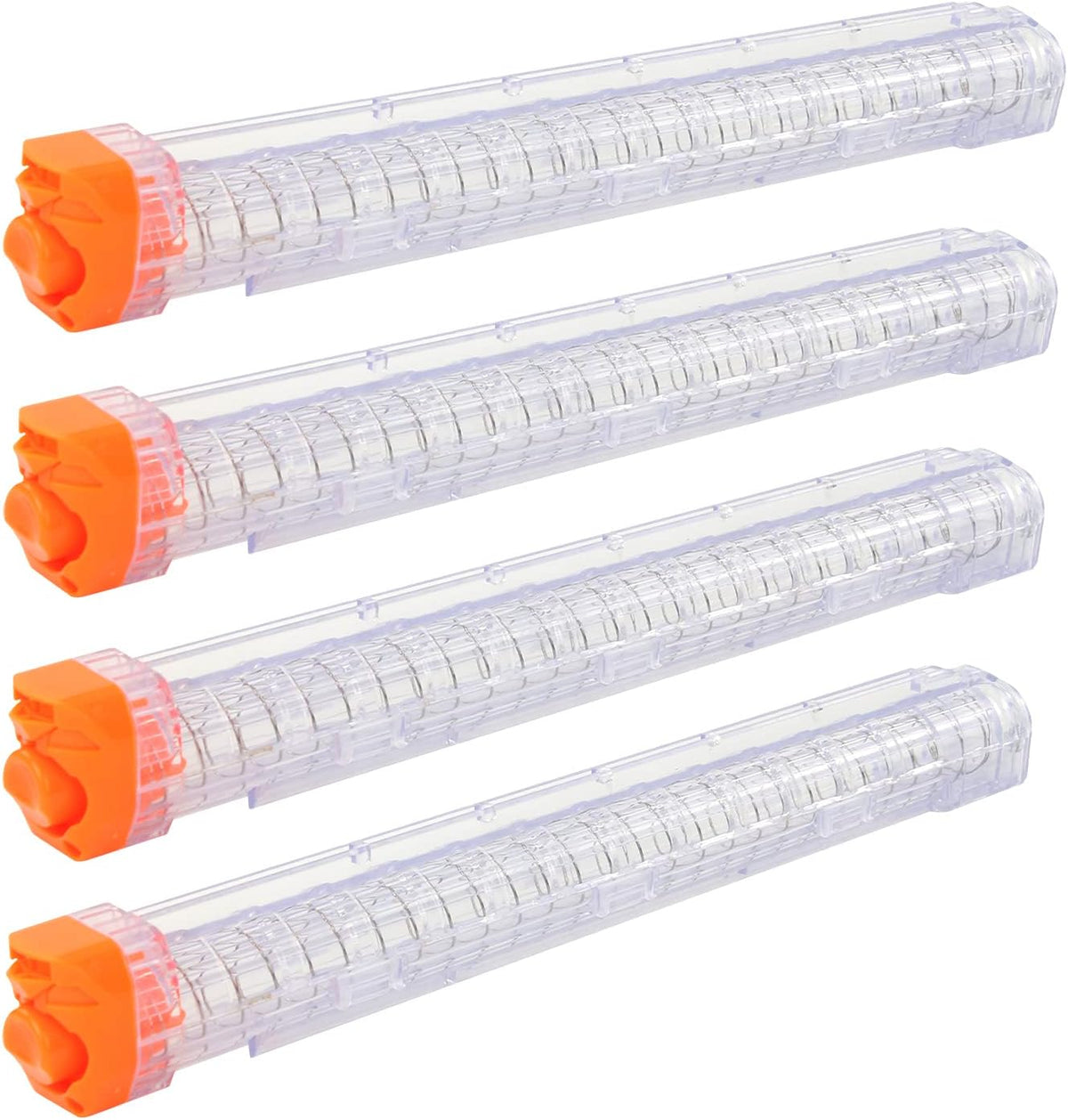 4Pcs Replacement Reload Clip 12-Round Refill Magazine Compatible for Nerf Rival Apollo XV-700 Zeue XV-1200 (Clear) 4pcs Clear - Kemu |Fashion Home Kitchen Beauty